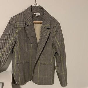 Checkered Blazer